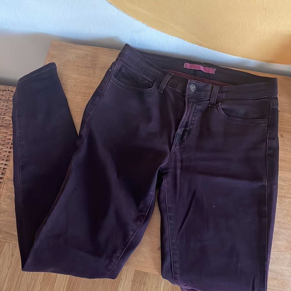 Deep purple J Brand skinny jeans size 27